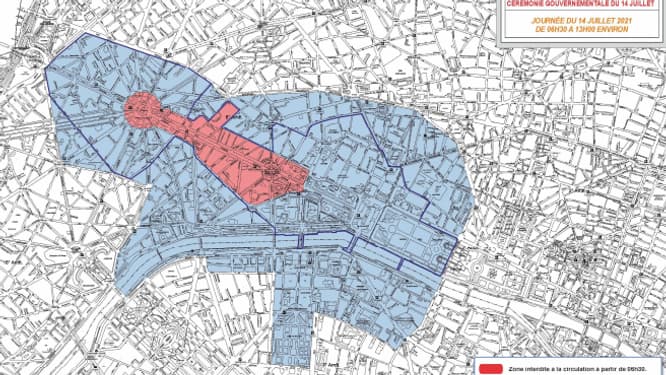 Un périmètre de protection sera instauré mercredi entre 6 heures 30 et 14 heures sur les secteurs des Champs-Élysées Un périmètre de protection sera instauré mercredi entre 6 heures 30 et 14 heures sur les secteurs des Champs-Élysées