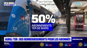 Retraites: la SNCF va rembourser partiellement les abonnements TER de mars en Auvergne-Rhône-Alpes