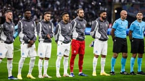 Les joueurs de l'OM face à l'Ajax en Ligue Europa
