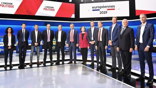 Les 12 candidats du débat organisé par France Télévision.