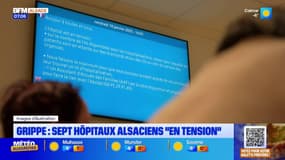 Alsace: sept hôpitaux "en tension" face à la grippe