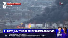 Guerre en Ukraine: Lviv, à l'ouest du pays, touchée par des bombardements