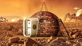 Les maisons sur Mars seront construites à partir de briques fabriquées à partir du sol de la planète.