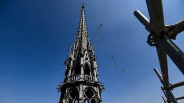 La flèche de notre-Dame - Image d'illustration