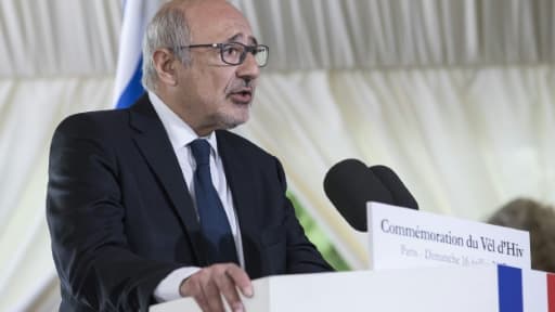Francis Kalifat, le président du CRIF, lors d'une discours pour le 75e anniversaire de la rafle du Vel d'Hiv, à Paris le 16 juillet 2017 Francis Kalifat, le président du CRIF, lors d'une discours pour le 75e anniversaire de la rafle du Vel d'Hiv, à Paris le 16 juillet 2017