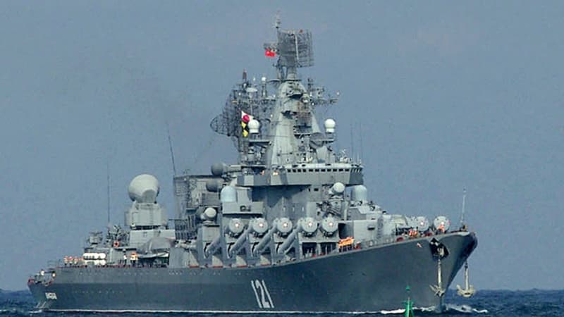 Guerre en Ukraine: la Russie diffuse une vidéo montrant des rescapés présumés du croiseur Moskva