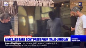 Nice: les bars sont prêts pour accueillir les supporters lors du match Italie-Uruguay