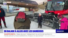 Alpes-de-Haute-Provence: en balade à Allos avec les dameuses