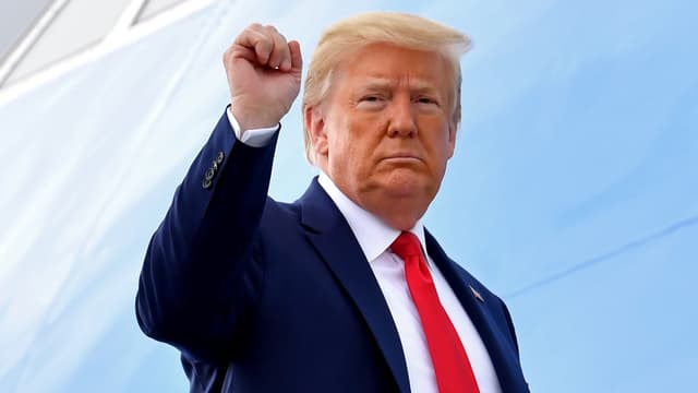 Donald Trump lors d'un déplacement à Dallas, le 11 juin 2020
