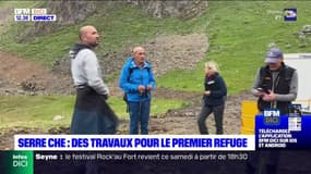 Serre-Chevalier: le premier refuge en construction