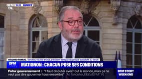Nomination du nouveau gouvernement: Rachid Temal (PS) regrette "le silence des partis politiques du socle commun"