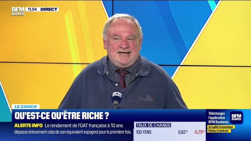 Regarder la vidéo Le coach : Qu'est-ce qu'être riche ? - 24/09