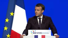 Emmanuel Macron s'est exprimé en clôture du 100ème congrès des maires de France.