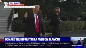 Donald Trump quitte la Maison Blanche