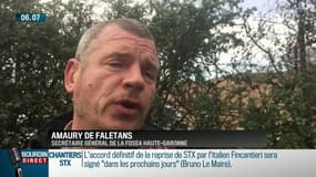 "Si l'Etat ne fait pas ce qu'il faut, on ne répond plus de rien" explique Amaury de Faletans, secrétaire général de la FDSEA de la Haute-Garonne 