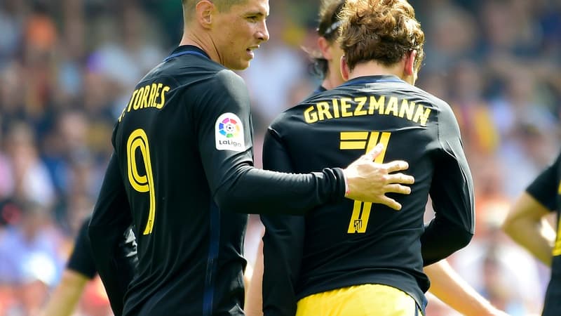 Fernando Torres et Antoine Griezmann