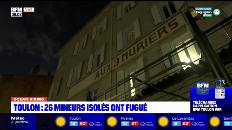 Ocean Viking à Toulon : 26 mineurs pris ont charge ont fugué 
