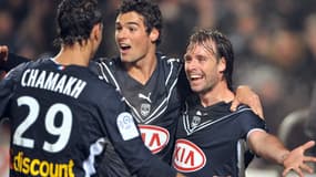 Le 11 janvier 2009, Yoann Gourcuff vient de régaler ses supporters et ses coéquipiers, Marouane Chamakh et Fernando Cavenaghi, d'un but magique pour Bordeaux.