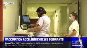 La vaccination s'accélère chez les soignants