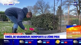 Vaugneray: Timéo a remporté le 2e prix du magazine Science et Vie junior