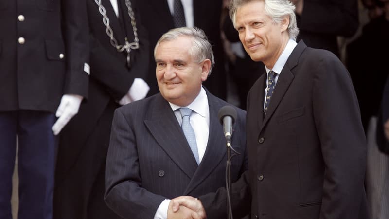 Jean-Pierre Raffarin et Dominique de Villepin