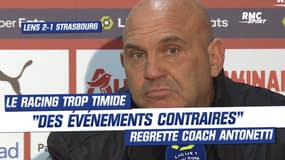 Lens 2-1 Strasbourg : "Des événements contraires", les regrets d'Antonetti pour un penalty non sifflé