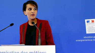 La ministre de l'Education nationale Najat Vallaud-Belkacem