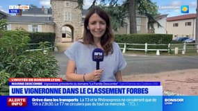 Beaujolais: la vigneronne Marine Descombe dans le top 40 des Femmes Forbes 2024