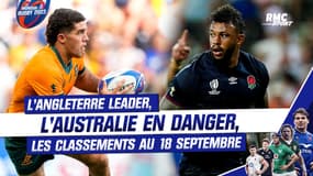 L'Angleterre leader du groupe D, les Fidji prennent l'ascendant sur l'Australie... tableaux et classements