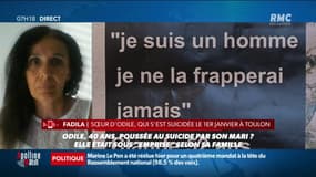 "Harcèlement de conjoint poussant au suicide": Fadila, sœur d'Odile, qui s'est donnée la mort le 1er janvier 2021 à Toulon, livre son témoignage sur RMC: "Il a tout fait pour qu'on ne la retrouve pas"