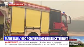 Incendie à Marseille: 1.000 pompiers mobilisés toute la nuit pour restreindre les feux