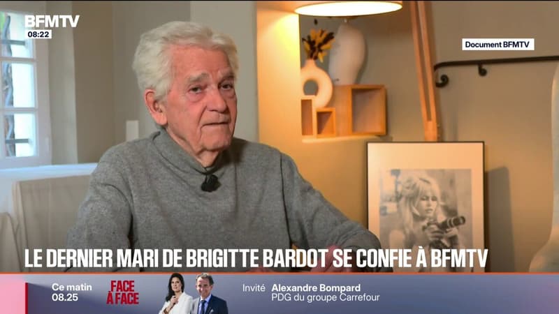 "Tous ces hommages c'est formidable", s'émeut Bernard d'Ormale, le dernier mari de Brigitte Bardot