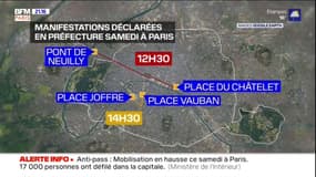 Manifestations anti-pass sanitaire: 17.000 manifestants ont défilé à Paris