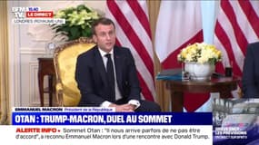Emmanuel Macron face à Donald Trump: "Le plus important, c'est de se débarrasser de Daesh et je suis désolé de le dire, mais ça n'est pas encore fait"