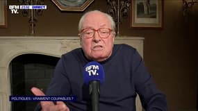 Jean-Marie Le Pen: "Nous avons une justice humaine, mais qui n'est pas indifférente aux pressions qui peuvent s'exercer sur elle" 