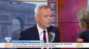 François de Rugy: "J'ai vu les revendications des 'gilets jaunes'. Cela va des taxes sur les carburants jusqu'à la suppression du Sénat !"
