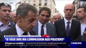 Nicolas Sarkozy fait part de "sa compassion" aux policiers après la "sauvagerie inouïe" à la Préfecture de police de Paris