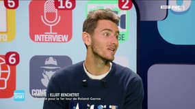 Elliot Benchetrit : "C'est une chance incroyable de se qualifier pour Roland-Garros"