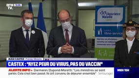 Jean Castex: "Ayez peur du virus, n'ayez surtout pas peur du vaccin"