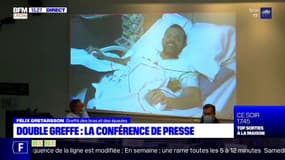Lyon: depuis son lit d'hôpital le patient greffé des bras et des épaules salue le "travail extraordinaire" des équipes soignantes