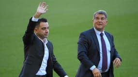 Xavi, lors de sa présentation