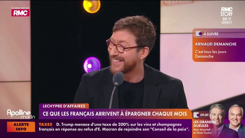 Lechypre d'affaires - Ce que les Français arrivent à épargner chaque mois