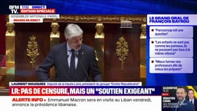"Vous avez choisi d'être du côté de ceux qui ne défendent pas la République, mais préfèrent la fragiliser", déclare Laurent Wauquiez (LR) à propos de La France insoumise 