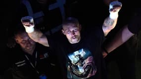 Oleksandr Usyk après sa victoire sur Anthony Joshua en septembre 2021