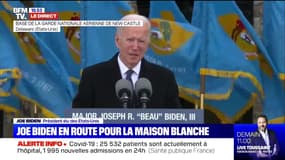 "C'est un moment très émouvant pour moi": Joe Biden prend la parole dans le Delaware avant son départ pour Washington