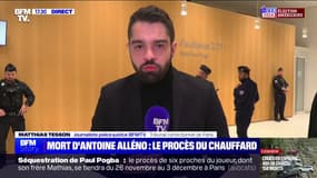 "Je n'étais plus maître de moi-même": Le chauffard accusé d'avoir tué Antoine Alléno s'est défendu à la barre à l'ouverture de son procès ce jeudi