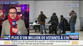 Premier tour de la primaire de la gauche: Plus d'un million de votants à 17h sur 70% des bureaux de vote (2/2)