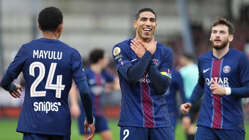 Brest-PSG: c'est quoi cette nouvelle cÃ©lÃ©bration â€œÃ©tranglementâ€ d'Achraf...
