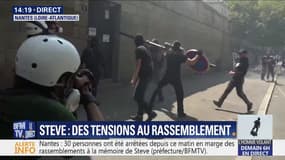 Nantes: des premiers heurt durant le rassemblement contre les violences policières