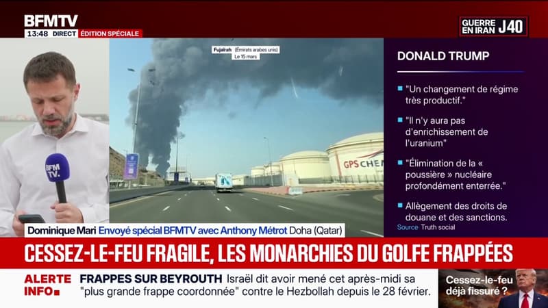 Guerre au Moyen-Orient: l'Iran indique avoir frappé le Koweït et les Émirats après des attaques contre ses installations pétrolières